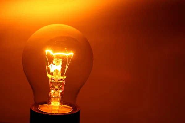 電球のランプのクローズ アップ — ストック写真