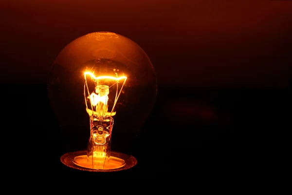 Bulb lampa närbild — Stockfoto