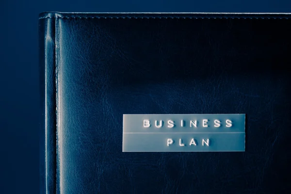 Business plan title — Stock Photo, Image