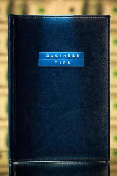 Business tips title — Stock Photo, Image