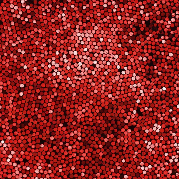 Abstrakte glänzende rote Punkte Hintergrund — Stockfoto