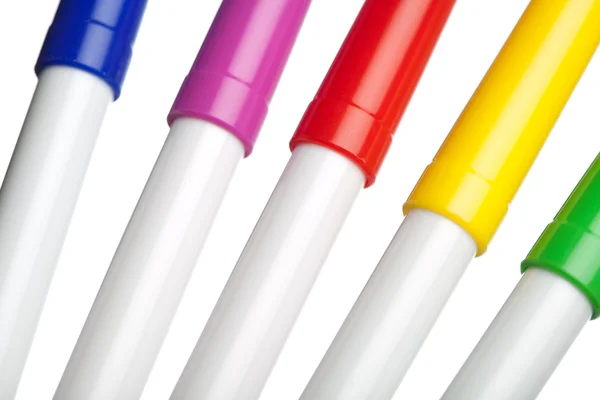 Parte de marcadores multicolores — Foto de Stock