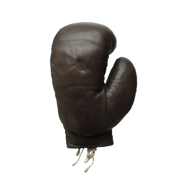 Старая боксерская перчатка — стоковое фото