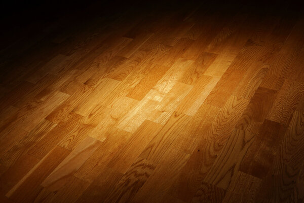 Artistic parquet floor