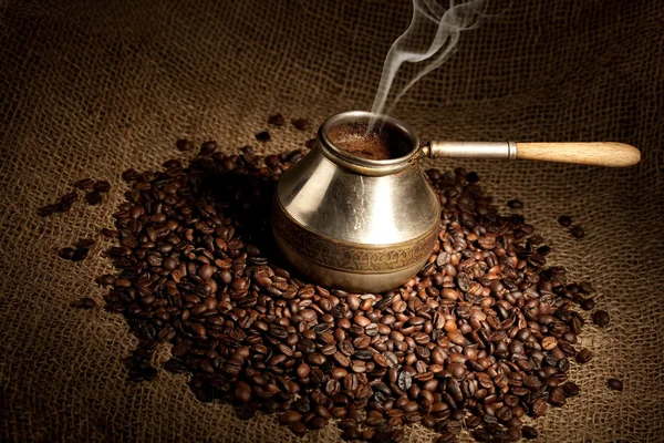 Fresh brewed coffee — Stock Photo, Image
