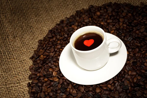 咖啡的爱 — 图库照片