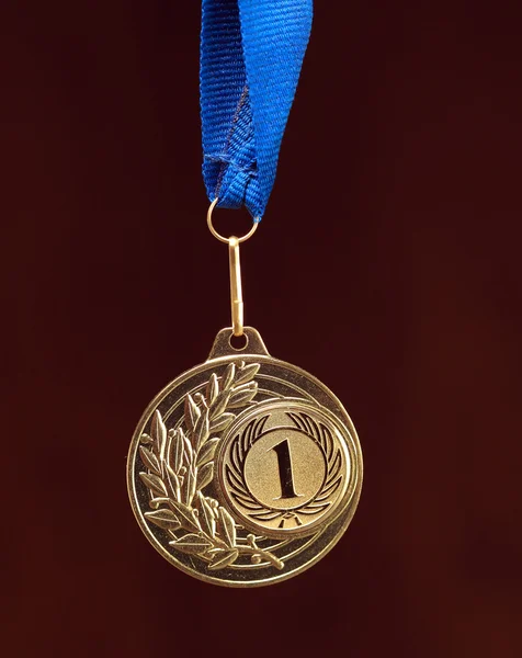 stock image Golden medal of the first place