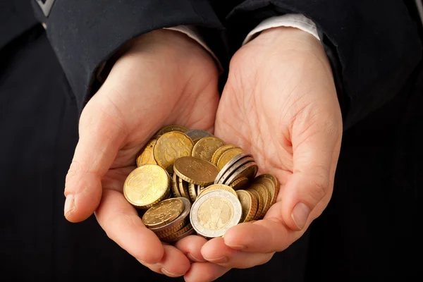 Hands holding money — Stock Photo, Image