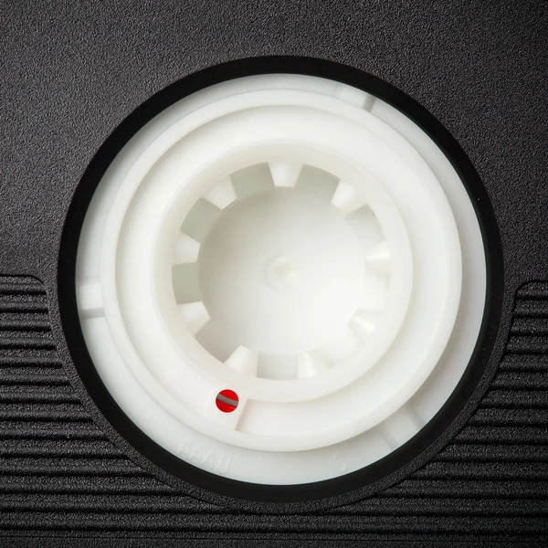 Video tape roller gear, closeup macro — Stock Photo, Image