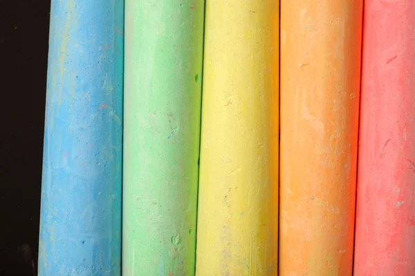 Giz colorido fundo — Fotografia de Stock