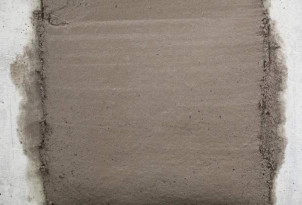 Свежий прикладной цемент — стоковое фото