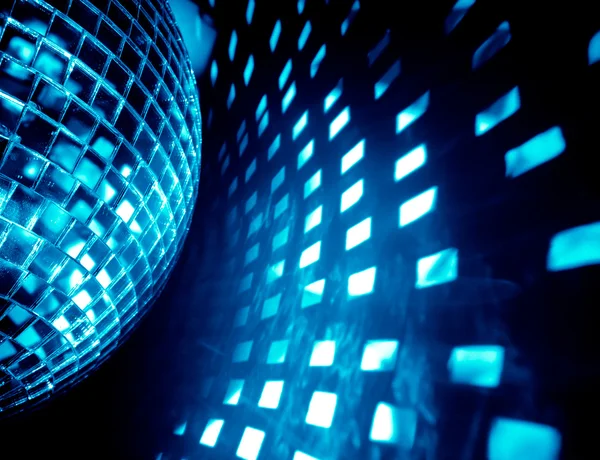 Sfondo discoteca blu — Foto Stock