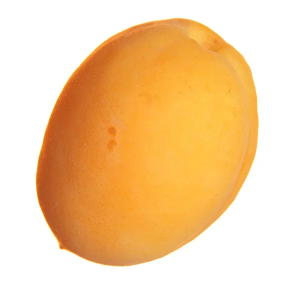 Abricot isolé sur blanc. chemin de coupe inclus — Photo