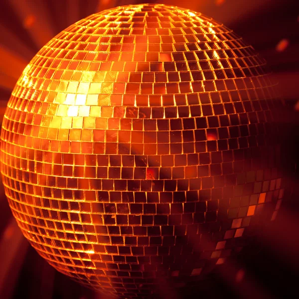 Strany světla disco ples — Stock fotografie