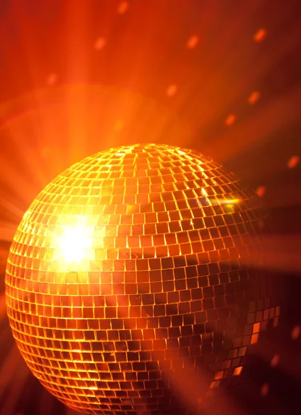 Parti ışıkları disko topu — Stok fotoğraf