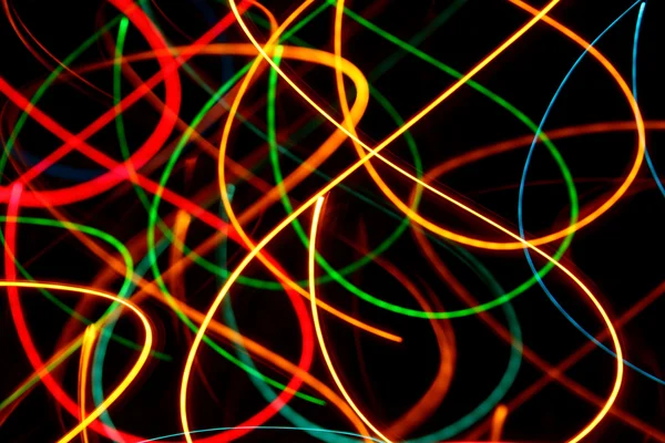 Цвет световых мазков — стоковое фото