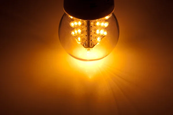 Levou lâmpada de luz — Fotografia de Stock