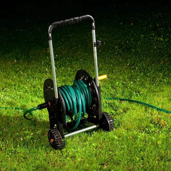 Watering garden hose — Stock Photo, Image