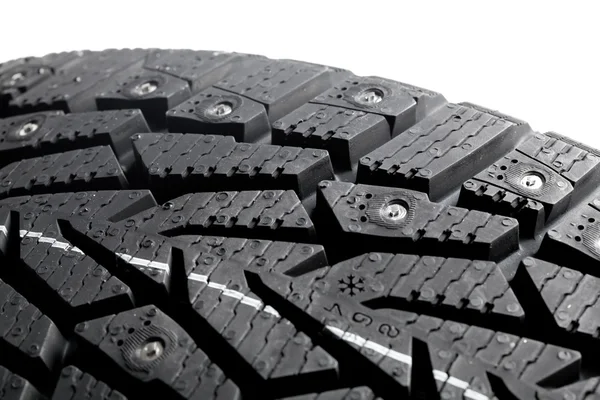 Záběr pneumatiky zimní trn — Stock fotografie