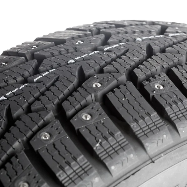 Winter thorn tire macro — Stock Photo, Image