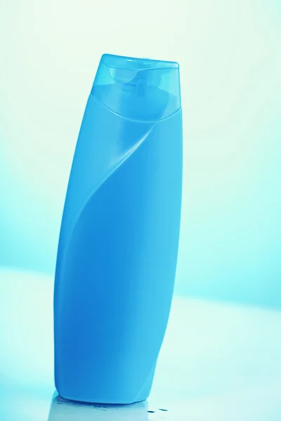 En blanco botella de champú — Stok fotoğraf