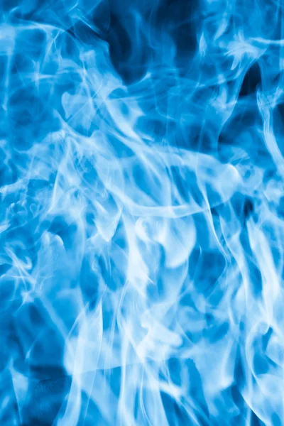 Modrý oheň pozadí — Stock fotografie