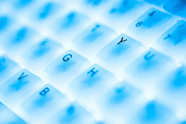 Glänzende Tastatur — Stockfoto