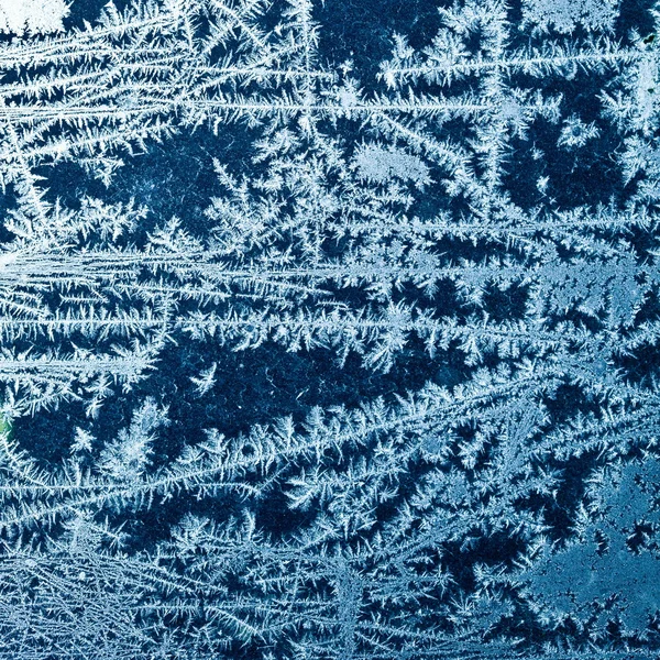 Blå frost bakgrund — Stockfoto