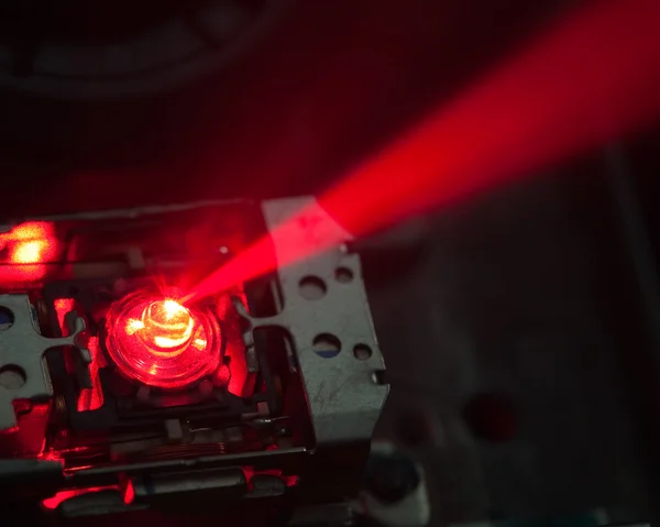 Pracovní laserové optiky dvd — Stock fotografie