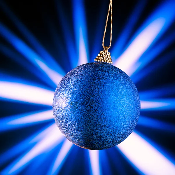 Decoración de Navidad azul — Foto de Stock
