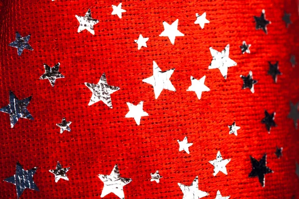 Κόκκινο φόντο αστέρια Χριστούγεννα — Φωτογραφία Αρχείου