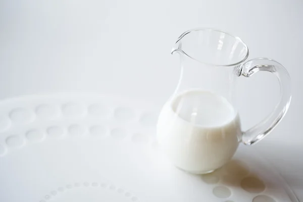 Jug with milk — Stock Photo, Image