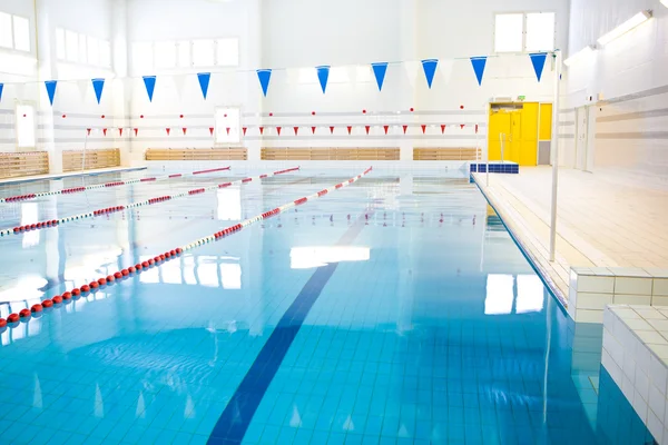 stock image Interior of public swimming pool