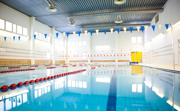 stock image Interior of public swimming pool