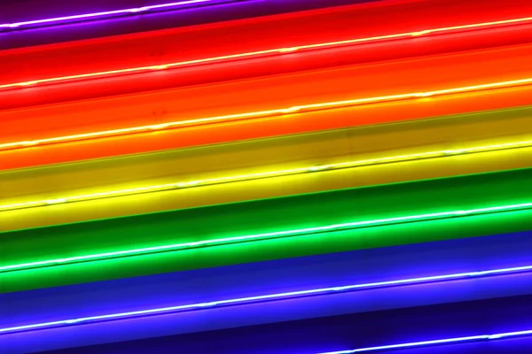 Fundo de néon multicolorido — Fotografia de Stock