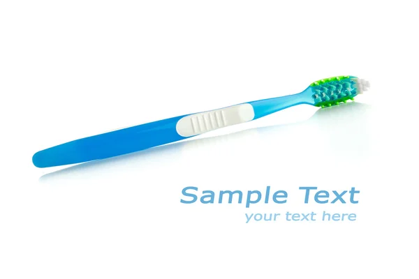 stock image Toothbrush isolated on white with copy-space