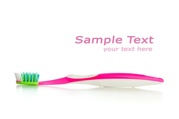 stock image Toothbrush isolated on white with copy-space