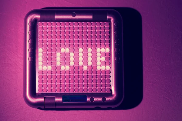 Love digital inscription — Stok fotoğraf