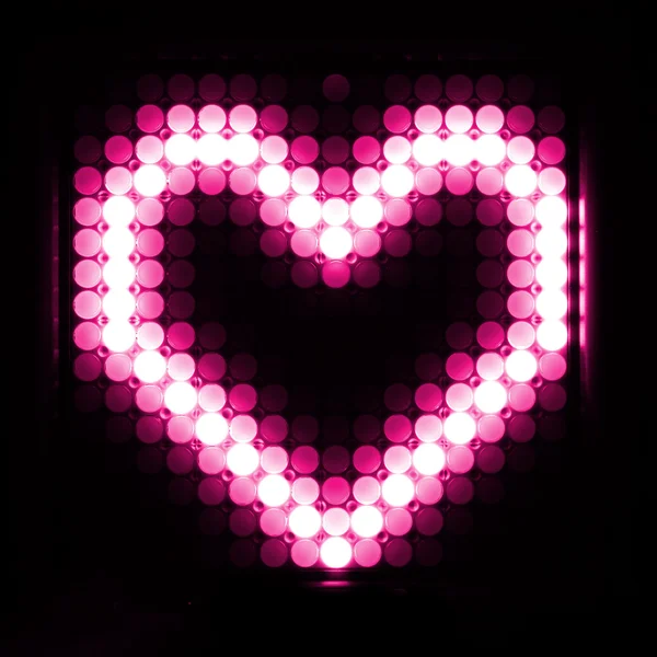 Heart digital symbol — Stok fotoğraf