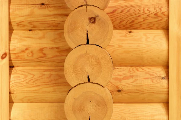 Textura de madeira log — Fotografia de Stock