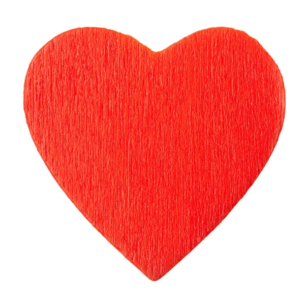 Beyaz izole kalp simgesi — Stok fotoğraf