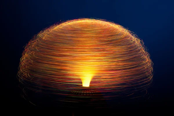 Abstraktní světelné koule — Stock fotografie