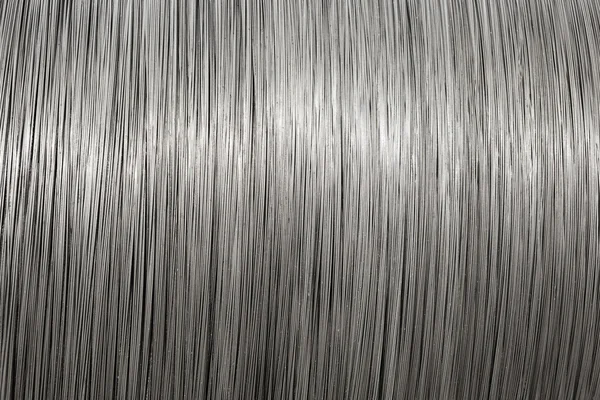Bobine de fil d'aluminium texture — Photo