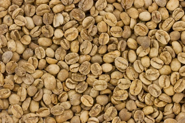 Niet geroosterde koffie textuur — Stockfoto
