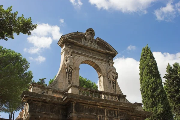 Antique arch in Rome Royalty Free Stock Images