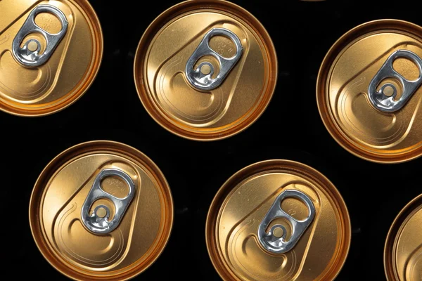 Group of bronze cans Royalty Free Stock Images