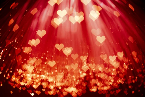 Shiny hearts background — Stock Photo, Image