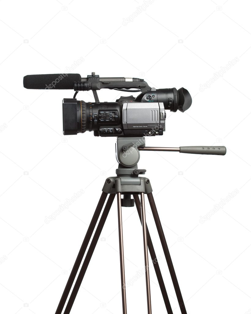 HD camcorder with microphone