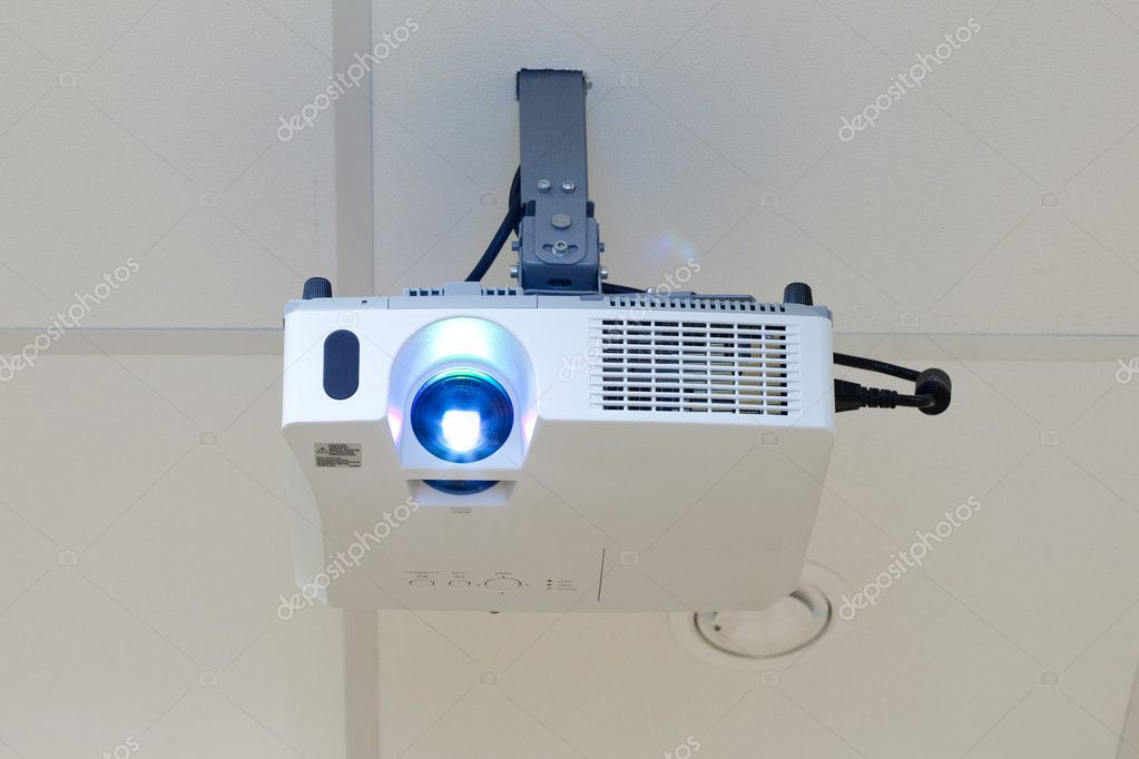 Projector On The Ceiling Stock Photo C Nikkytok 10236066