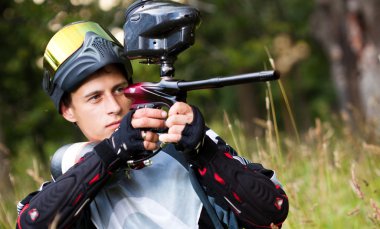 paintball silahı nişan nişan